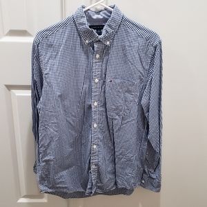 Tommy Hilfiger button down long sleeve shirt, size small